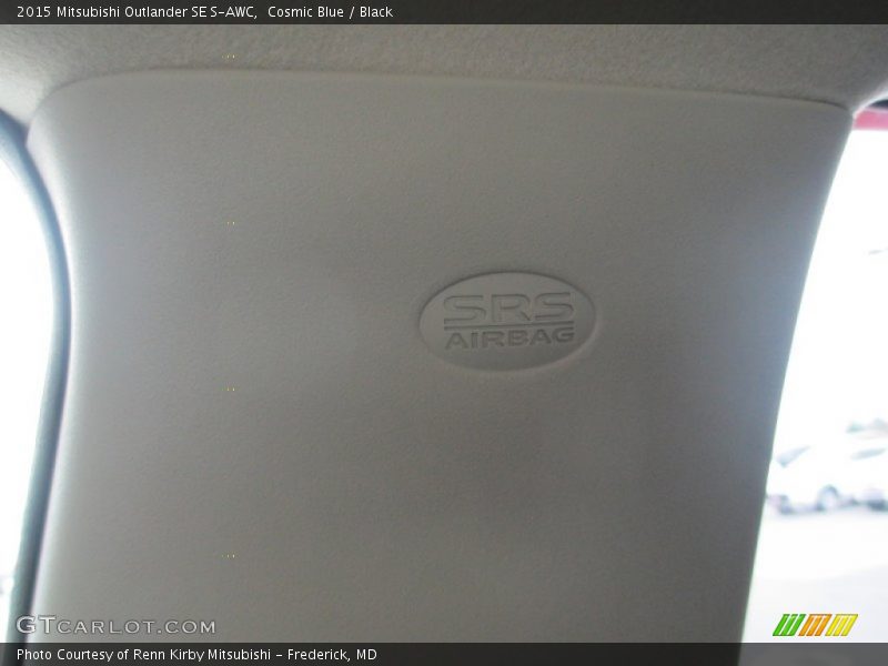 Cosmic Blue / Black 2015 Mitsubishi Outlander SE S-AWC