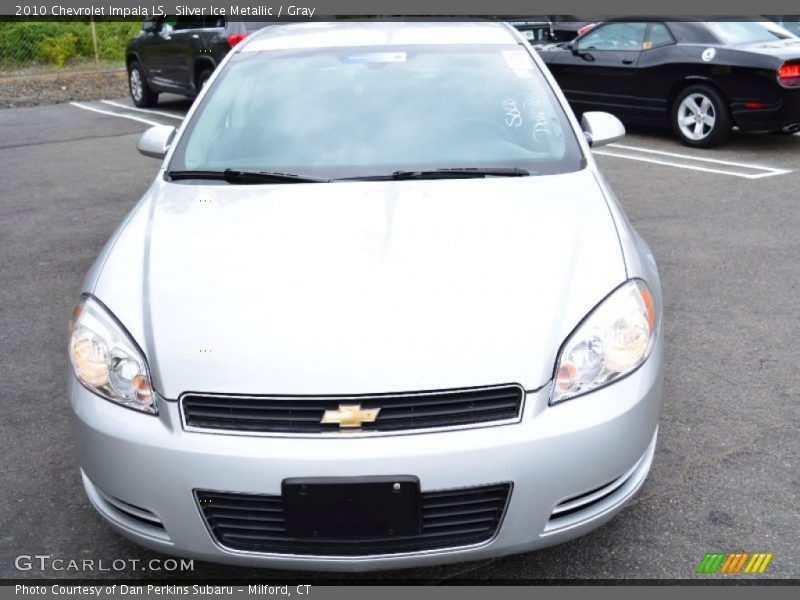 Silver Ice Metallic / Gray 2010 Chevrolet Impala LS
