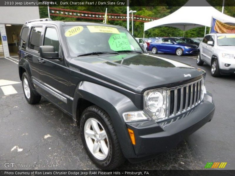 Dark Charcoal Pearl / Dark Slate Gray 2010 Jeep Liberty Limited 4x4