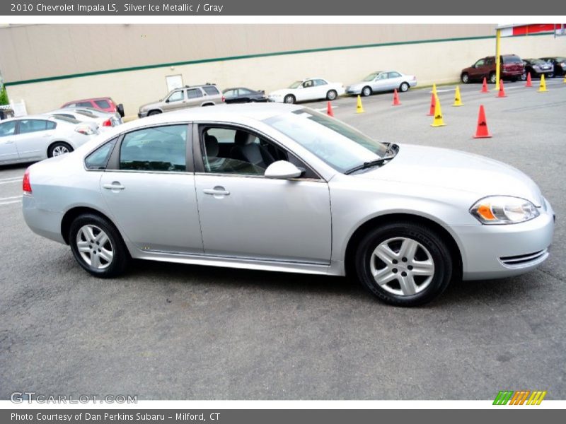 Silver Ice Metallic / Gray 2010 Chevrolet Impala LS