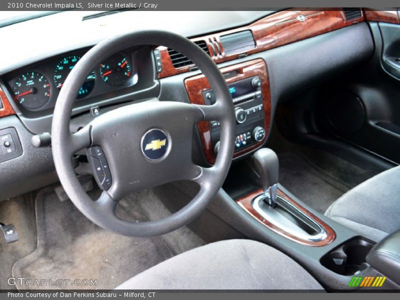 Silver Ice Metallic / Gray 2010 Chevrolet Impala LS