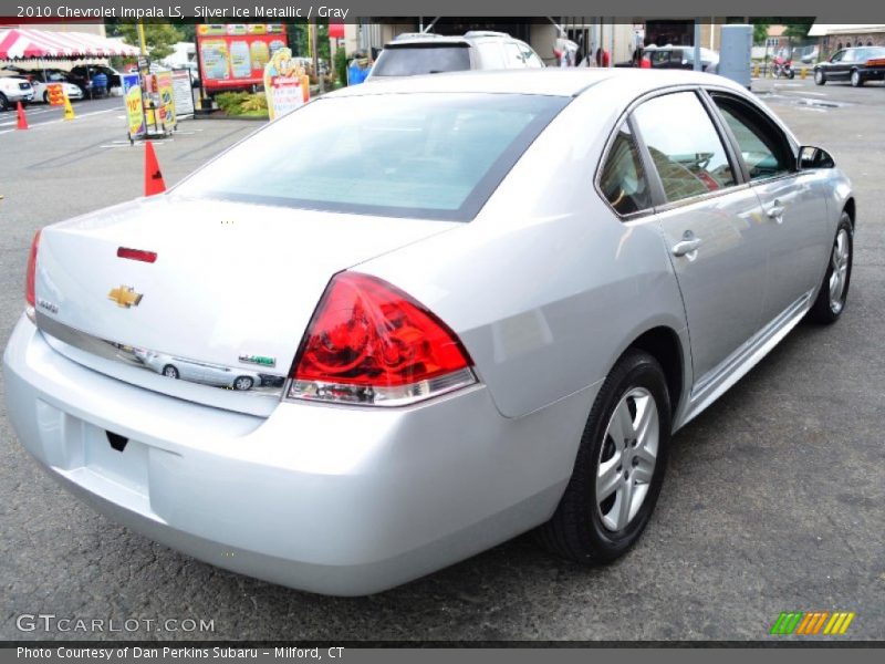 Silver Ice Metallic / Gray 2010 Chevrolet Impala LS