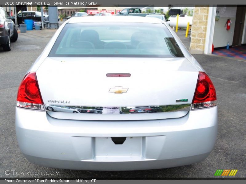 Silver Ice Metallic / Gray 2010 Chevrolet Impala LS