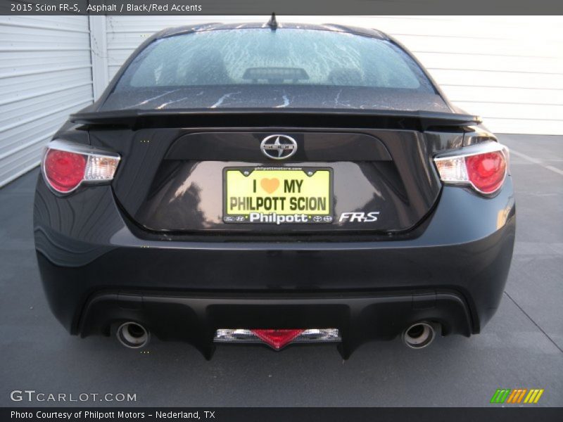 Asphalt / Black/Red Accents 2015 Scion FR-S