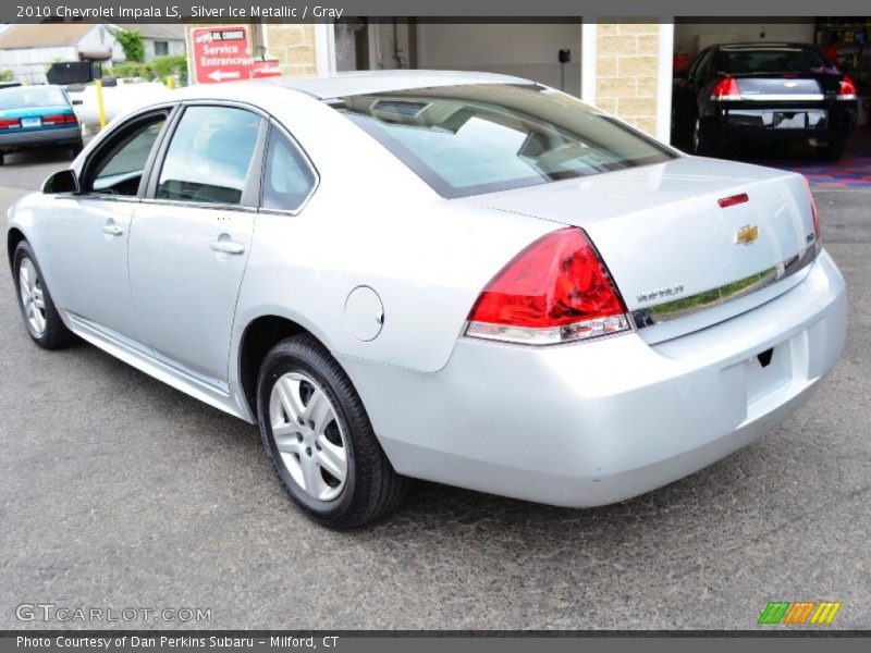 Silver Ice Metallic / Gray 2010 Chevrolet Impala LS