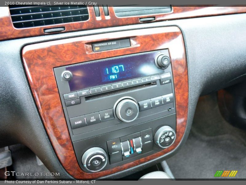 Silver Ice Metallic / Gray 2010 Chevrolet Impala LS