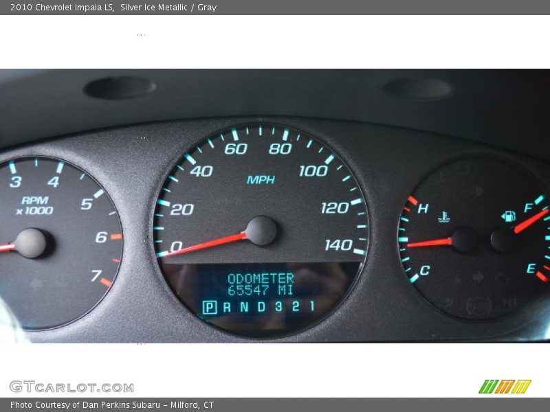 Silver Ice Metallic / Gray 2010 Chevrolet Impala LS