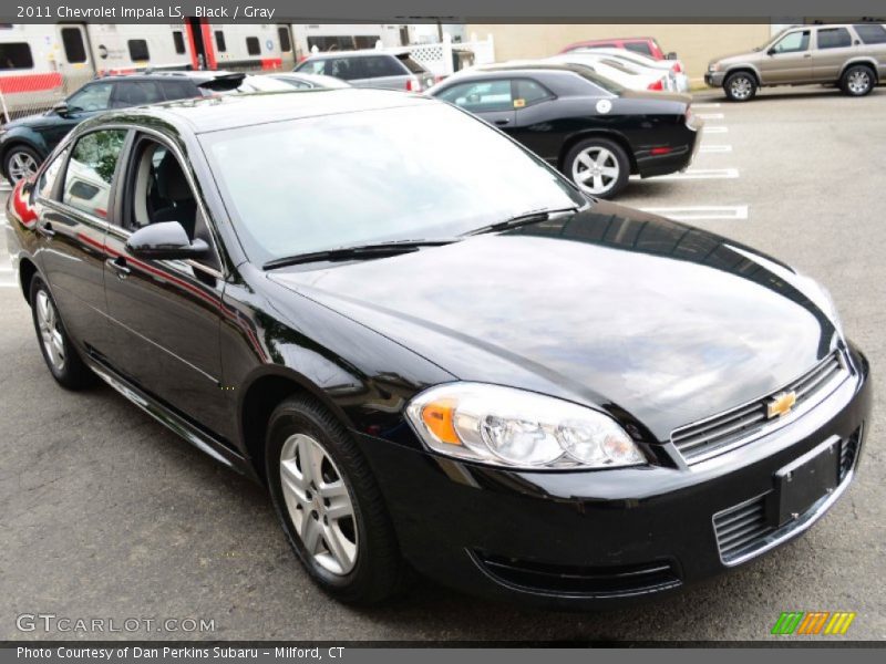 Black / Gray 2011 Chevrolet Impala LS