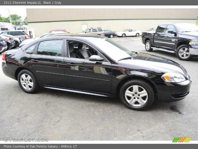 Black / Gray 2011 Chevrolet Impala LS