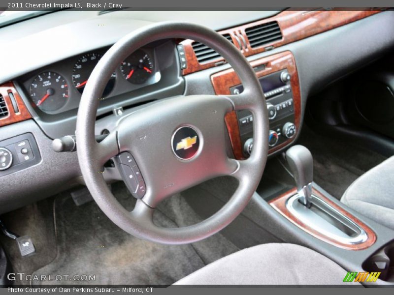 Black / Gray 2011 Chevrolet Impala LS