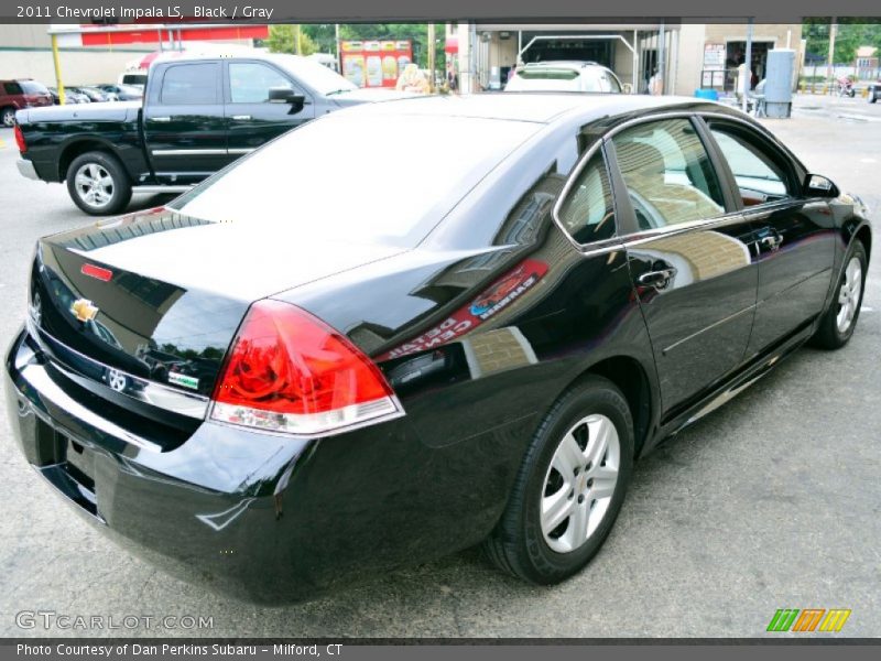 Black / Gray 2011 Chevrolet Impala LS