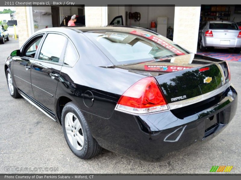 Black / Gray 2011 Chevrolet Impala LS