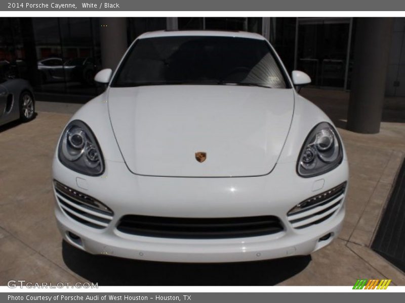 White / Black 2014 Porsche Cayenne