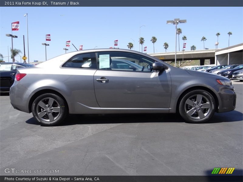 Titanium / Black 2011 Kia Forte Koup EX