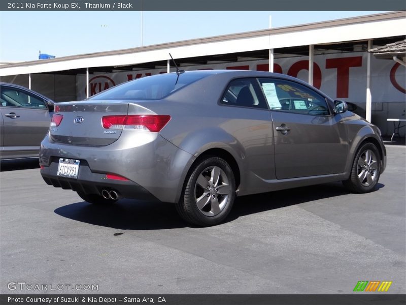 Titanium / Black 2011 Kia Forte Koup EX