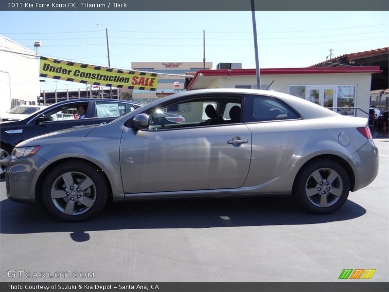 Titanium / Black 2011 Kia Forte Koup EX