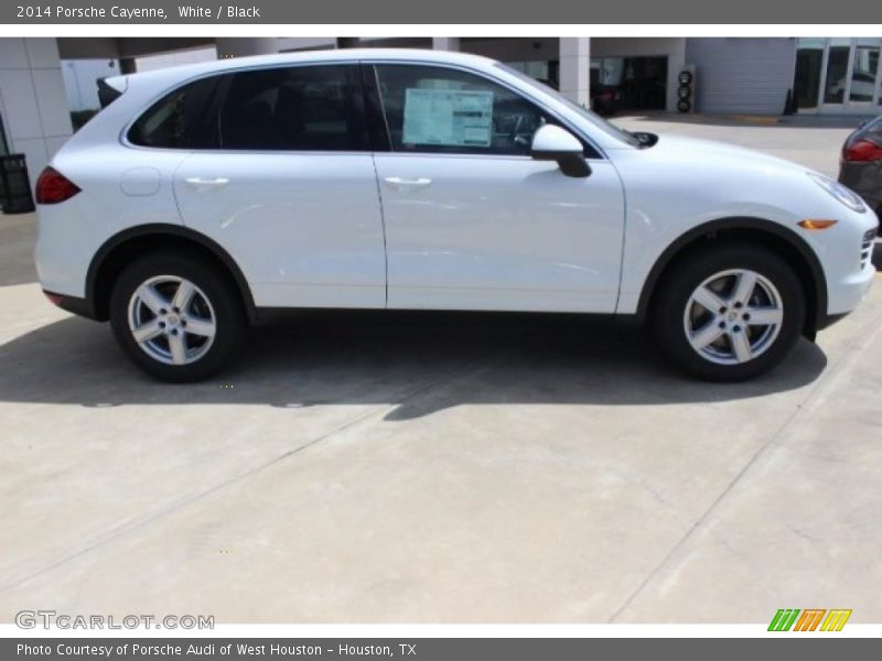 White / Black 2014 Porsche Cayenne