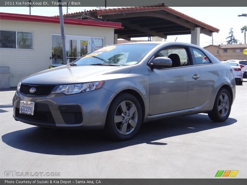 Titanium / Black 2011 Kia Forte Koup EX