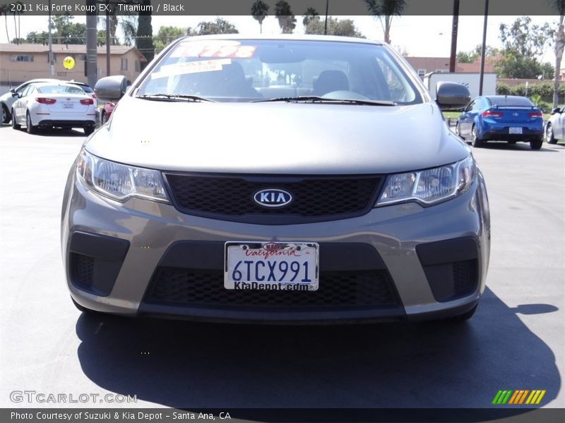 Titanium / Black 2011 Kia Forte Koup EX