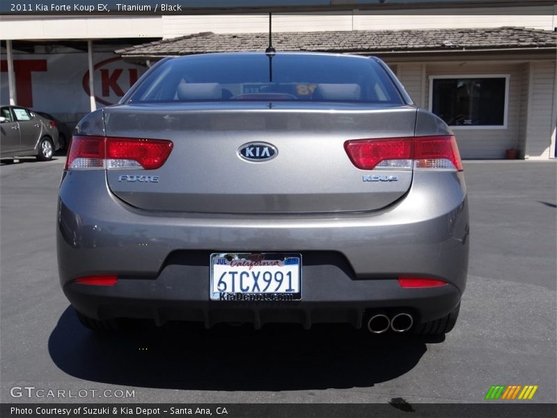 Titanium / Black 2011 Kia Forte Koup EX