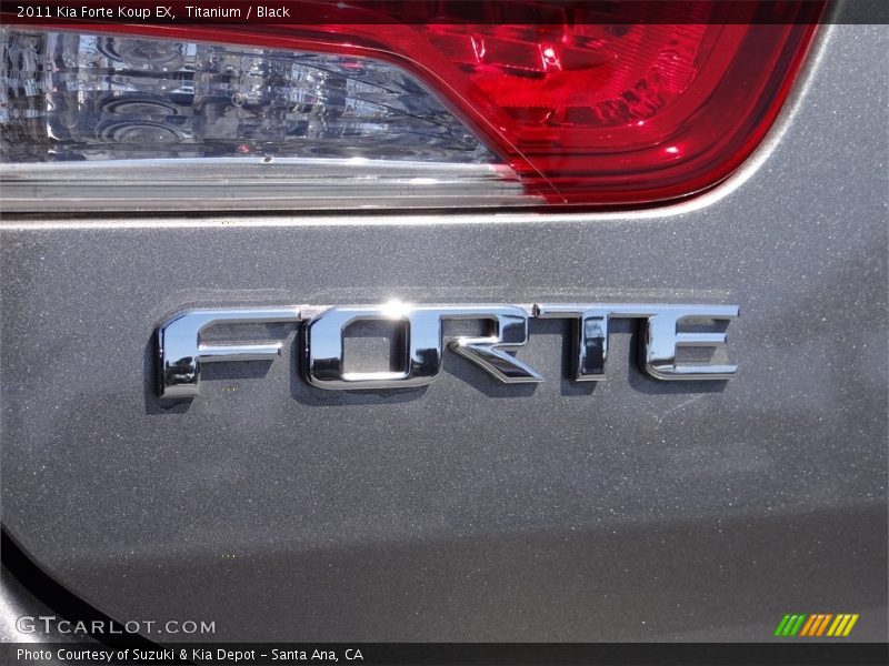 Titanium / Black 2011 Kia Forte Koup EX