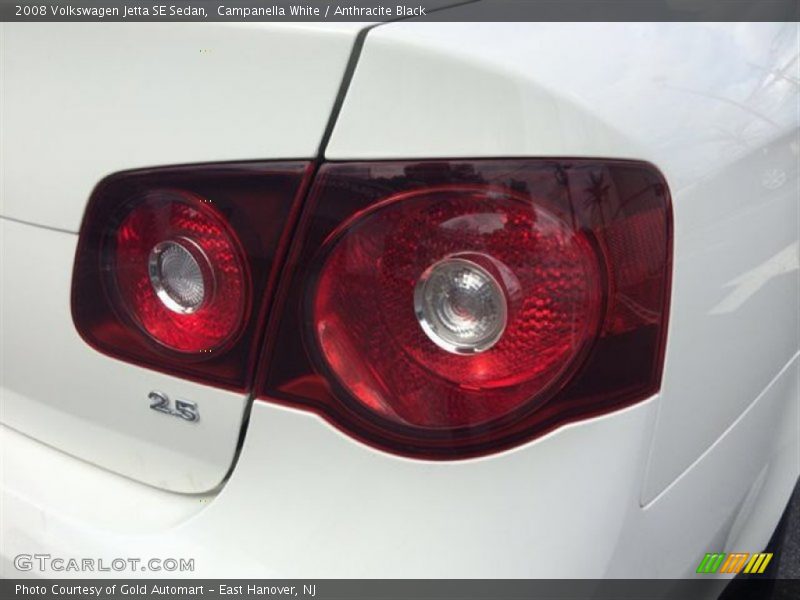 Campanella White / Anthracite Black 2008 Volkswagen Jetta SE Sedan