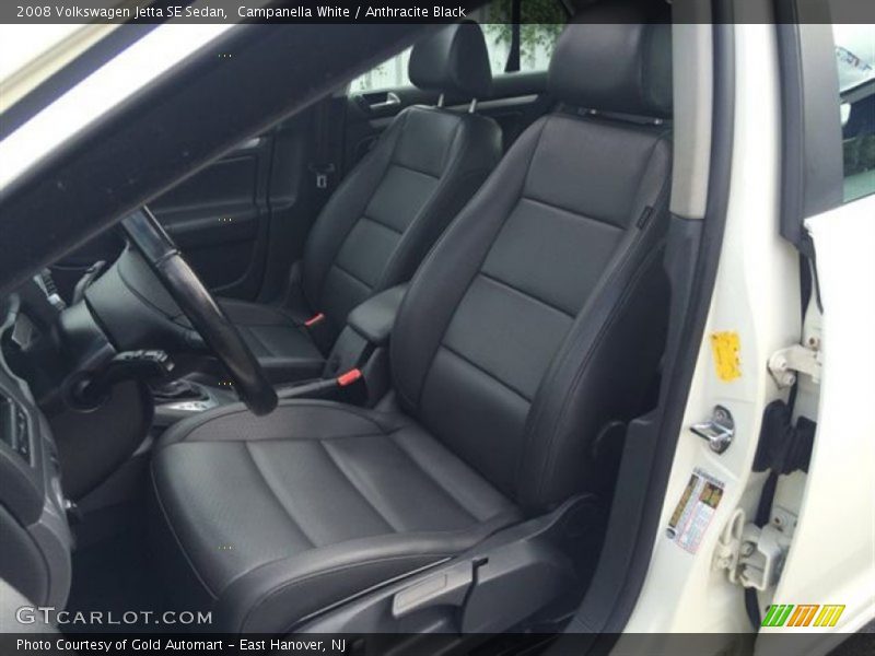 Campanella White / Anthracite Black 2008 Volkswagen Jetta SE Sedan