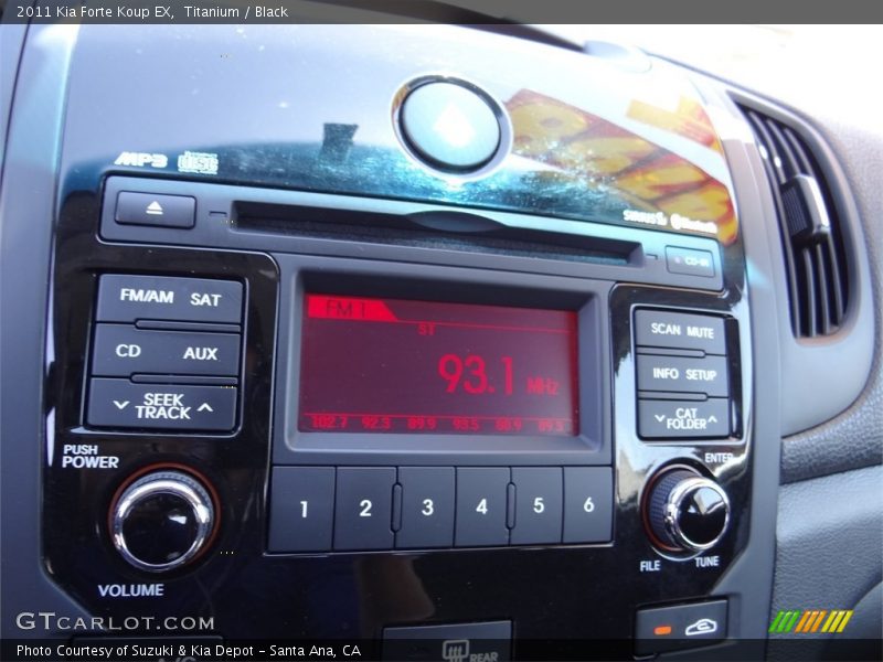 Titanium / Black 2011 Kia Forte Koup EX