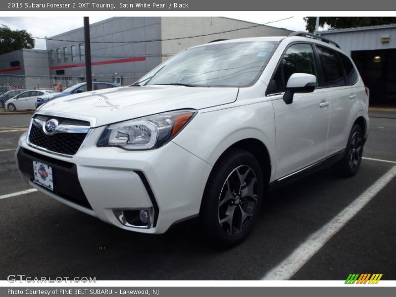 Satin White Pearl / Black 2015 Subaru Forester 2.0XT Touring