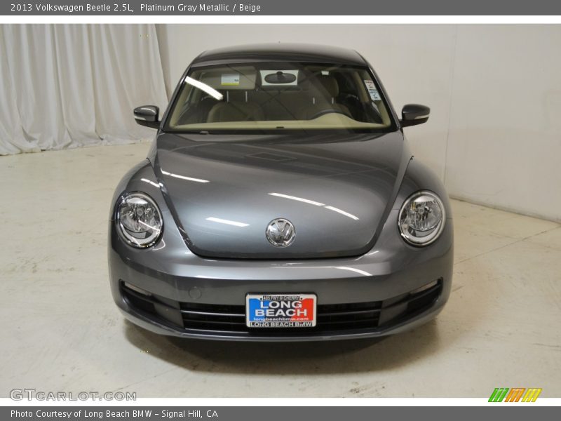 Platinum Gray Metallic / Beige 2013 Volkswagen Beetle 2.5L