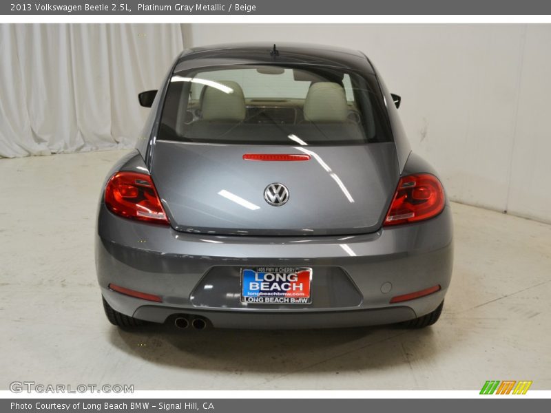 Platinum Gray Metallic / Beige 2013 Volkswagen Beetle 2.5L