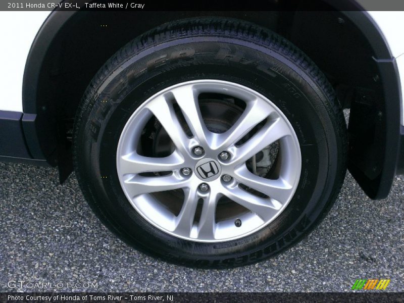 Taffeta White / Gray 2011 Honda CR-V EX-L
