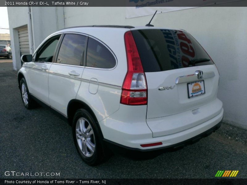 Taffeta White / Gray 2011 Honda CR-V EX-L