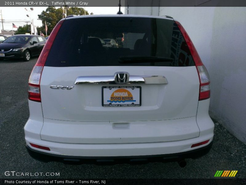 Taffeta White / Gray 2011 Honda CR-V EX-L