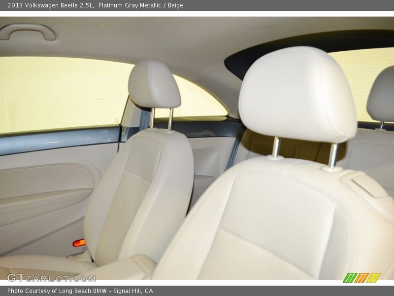 Platinum Gray Metallic / Beige 2013 Volkswagen Beetle 2.5L