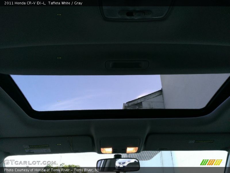 Taffeta White / Gray 2011 Honda CR-V EX-L