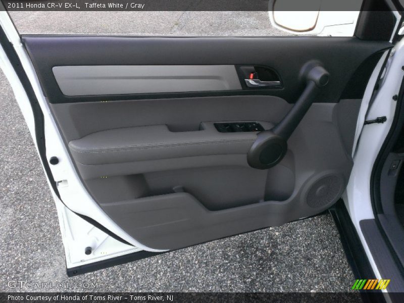 Taffeta White / Gray 2011 Honda CR-V EX-L