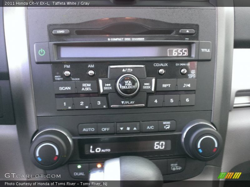 Taffeta White / Gray 2011 Honda CR-V EX-L