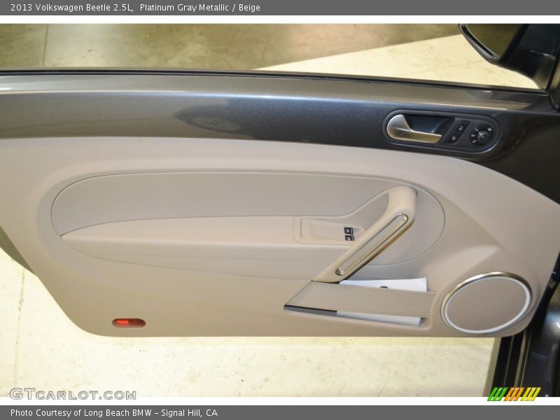 Platinum Gray Metallic / Beige 2013 Volkswagen Beetle 2.5L