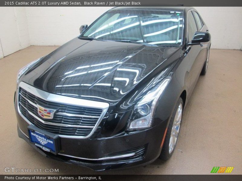 Black Raven / Jet Black/Jet Black 2015 Cadillac ATS 2.0T Luxury AWD Sedan