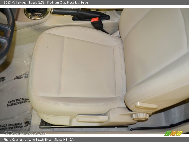 Platinum Gray Metallic / Beige 2013 Volkswagen Beetle 2.5L