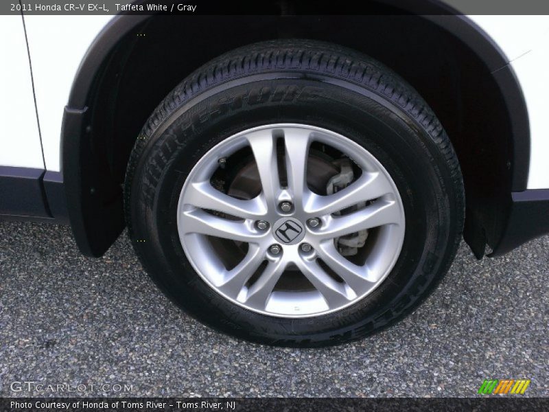 Taffeta White / Gray 2011 Honda CR-V EX-L