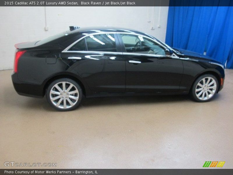 Black Raven / Jet Black/Jet Black 2015 Cadillac ATS 2.0T Luxury AWD Sedan
