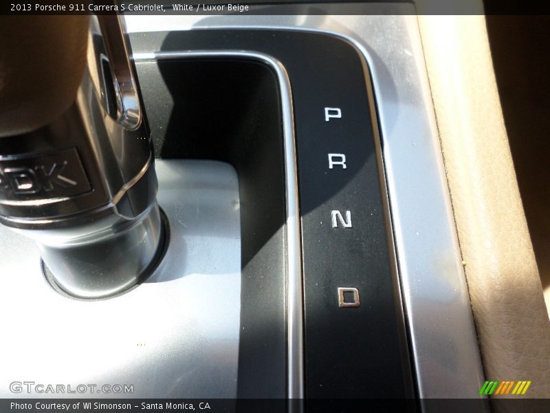 White / Luxor Beige 2013 Porsche 911 Carrera S Cabriolet