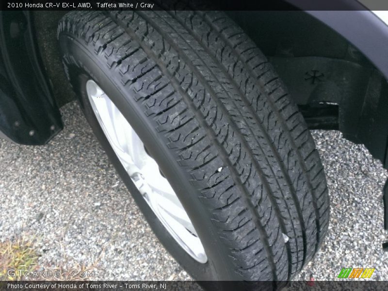 Taffeta White / Gray 2010 Honda CR-V EX-L AWD