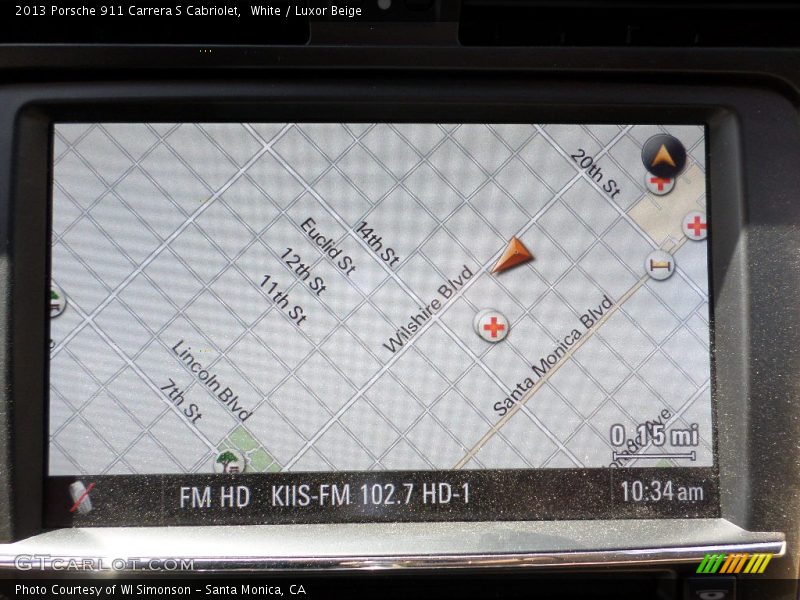 White / Luxor Beige 2013 Porsche 911 Carrera S Cabriolet