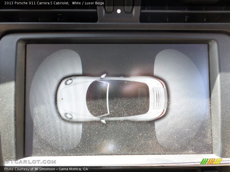 White / Luxor Beige 2013 Porsche 911 Carrera S Cabriolet