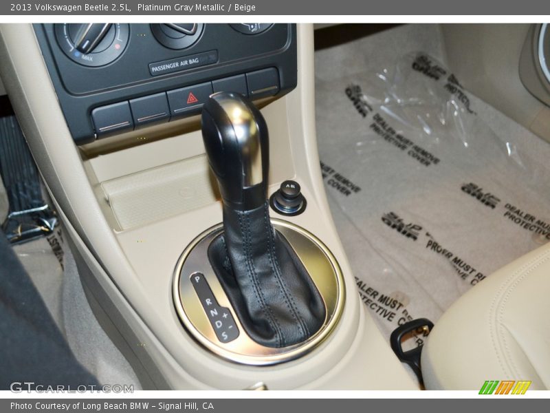 Platinum Gray Metallic / Beige 2013 Volkswagen Beetle 2.5L
