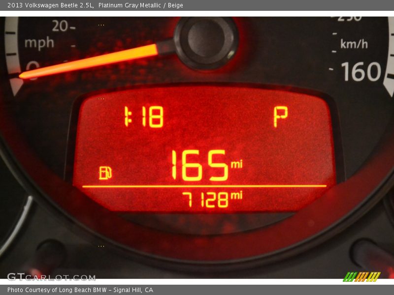 Platinum Gray Metallic / Beige 2013 Volkswagen Beetle 2.5L