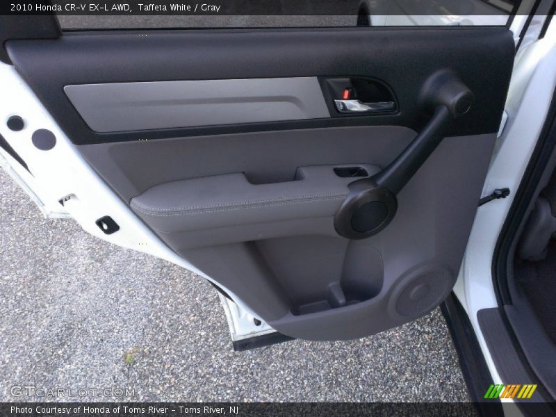 Taffeta White / Gray 2010 Honda CR-V EX-L AWD